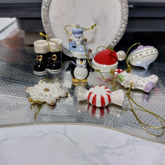 Lenox Christmas Memories 8 Piece Ornament Set Lenox 867170 - Picture 4 of 5